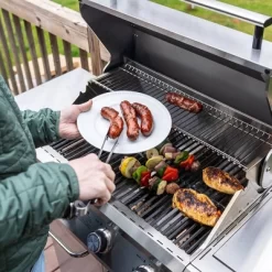 4-Burner Propane Stainless Steel Gas Grill With ClearView Lid Model 41847NG - Monument Grills -Quality Garden Outdoor Store GUEST d34460af ab50 4b0c 900f 81e7d7c1bd68