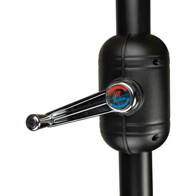 Northlight 9.75ft Outdoor Patio Market Umbrella With Hand Crank And Tilt, Green 4 Northlight 9.75ft Outdoor Patio Market Umbrella With Hand Crank And Tilt, Green - Image 4