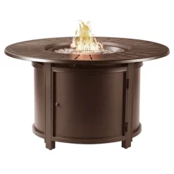 44" Round 55000 BTUs Aluminum Propane Fire Pit Table With Two Covers - Oakland Living -Quality Garden Outdoor Store GUEST d35aa271 c185 47e3 adae 3e8410a7d7d5