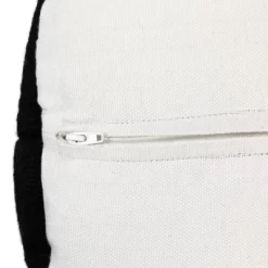 Northlight 18" Black And White Striped Outdoor Woven Pouf Ottoman -Quality Garden Outdoor Store GUEST d3bc8f7a dbeb 4b39 9c66 e2d34157fa03