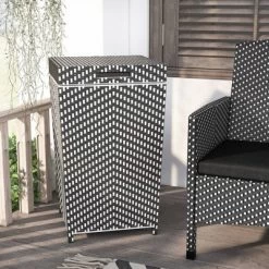 2pc Maksville Aluminum Patio Loveseat & Trash Can - MiBasics -Quality Garden Outdoor Store GUEST d3f36a05 15c0 441f 8a30 8d8ef72d30e3