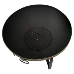 Sunnydaze Decor Sunnydaze Outdoor Camping Or Backyard Steel Contemporary Fire Pit Bowl With Handles And Spark Screen - 26" - Black 11 Sunnydaze Decor Sunnydaze Outdoor Camping Or Backyard Steel Contemporary Fire Pit Bowl With Handles And Spark Screen - 26" - Black -Quality Garden Outdoor Store GUEST d431524e c6d8 433a 94d4 c03ba3219b3a
