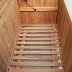 Sherwood Teak Storage Deck Box - Light Brown - Cambridge Casual -Quality Garden Outdoor Store GUEST d4c2f0fd 71e7 4bb8 a8c7 f90ce35c6ba0