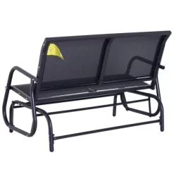 Outsunny 2-Person Outdoor Glider Bench Patio Double Swing Rocking Chair Loveseat W/Power Coated Steel Frame For Backyard Garden Porch 13 Outsunny 2-Person Outdoor Glider Bench Patio Double Swing Rocking Chair Loveseat W/Power Coated Steel Frame For Backyard Garden Porch -Quality Garden Outdoor Store GUEST d51b1142 6372 4272 9343 f60904a34c31