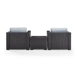 Biscayne 3pc Outdoor Wicker Seating Set - Mist - Crosley -Quality Garden Outdoor Store GUEST d5a29f63 4748 46de bfa7 46b7f2ae5780