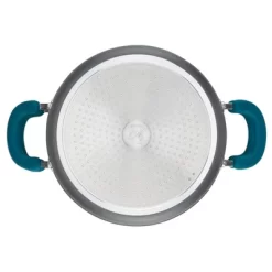 Rachael Ray Create Delicious 3qt Hard Anodized Nonstick Saute Pan With Steamer Teal Handles -Quality Garden Outdoor Store GUEST d6644606 e4c3 4d01 9de6 ca4617b34a22