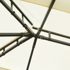 Outsunny 10' X 13' Soft Top Outdoor Patio Gazebo With Polyester Curtains & Air Netting Venting Screens & Aluminum Frame, Cream White -Quality Garden Outdoor Store GUEST d7eb4aba 9366 4349 b755 7a45e696921a