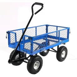 Sunnydaze Decor Sunnydaze Outdoor Lawn And Garden Heavy-Duty Durable Steel Mesh Utility Wagon Cart With Removable Sides -Quality Garden Outdoor Store GUEST d7f9dba3 248e 4bf7 8980 5d7321c11215