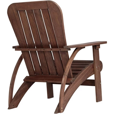Teal Island Designs Dylan Dark Wood Outdoor Adirondack Chair 6 Teal Island Designs Dylan Dark Wood Outdoor Adirondack Chair - Image 6