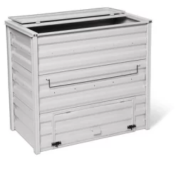Gardener's Supply Company Demeter Metal Compost Bin | Weatherproof Powder-Coated Galvanized Steel Large Outdoor Composter | 36"W X 20"D X 32"H - Steel