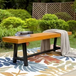 63" Rectangular Acacia Wood Patio Bench - Captiva Designs 10 63" Rectangular Acacia Wood Patio Bench - Captiva Designs -Quality Garden Outdoor Store GUEST d9e28ea9 9c88 4bf8 92f0 bd04fab95b27