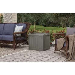 Suncast SS601 22 Gallon Outdoor Patio Small Deck Box W/ Storage Seat -Quality Garden Outdoor Store GUEST d9f0920b 512c 4bfb b531 1fc76ef36d14
