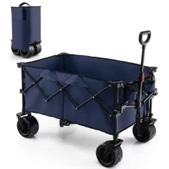 Costway Folding Collapsible Wagon Utility Garden Cart W/ Wide Wheels Adjustable Handle 20 Costway Folding Collapsible Wagon Utility Garden Cart W/ Wide Wheels Adjustable Handle -Quality Garden Outdoor Store GUEST dab553d9 e6b6 489a a32e 04d3be923010