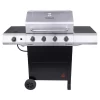 Char-Broil Performance Series Stainless Steel 4 Burner 32,000 BTU Outdoor Propane Gas Grill With 435 Square Inches Of Cooking Space And Side Burner
