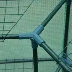 Outsunny Walk-in Greenhouse Outdoor 3 Tier 10 Shelf Warm House Garden Hexagonal Hot House With Roll-Up Zipper Door & Steel Frame 12 Outsunny Walk-in Greenhouse Outdoor 3 Tier 10 Shelf Warm House Garden Hexagonal Hot House With Roll-Up Zipper Door & Steel Frame -Quality Garden Outdoor Store GUEST dc52f82e 5dd9 42ed af76 9f4bb405e5a3