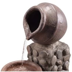 Teamson Home Outdoor Cascading Stacked Pot Waterfall Fountain, Gray 8 Teamson Home Outdoor Cascading Stacked Pot Waterfall Fountain, Gray -Quality Garden Outdoor Store GUEST dca3bcae 24e4 488d b026 28965f3028a7
