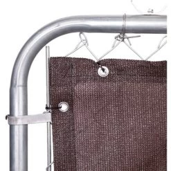 Farmlyn Creek 2 Pack Outdoor Privacy Fence Screen With Zip Ties For Patio And Balcony, Brown, 3 X 4 In