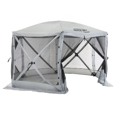 CLAM Quick-Set Escape Portable Pop-Up Outdoor Camping Gazebo Screen Tent Sided Canopy Shelter With Ground Stakes & Carry Bag 5 CLAM Quick-Set Escape Portable Pop-Up Outdoor Camping Gazebo Screen Tent Sided Canopy Shelter With Ground Stakes & Carry Bag - Image 5