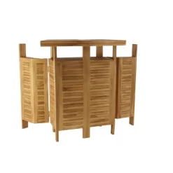 Patio Bar Table Teak - Olivia & May