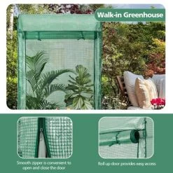 Costway 39'' X 20'' X 67'' Walk-in Garden Greenhouse Hot House Tomato Plant Warm House -Quality Garden Outdoor Store GUEST de5e2384 3ec7 4135 8e04 58e94e8b8dca
