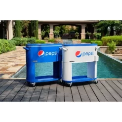Permasteel 80qt Pepsi Oval Sporty Outdoor Cooler Cart -Quality Garden Outdoor Store GUEST df2f5a5f 1998 4e7c 963b c6f1e0a15041