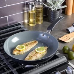Kenmore Arlington 12 Inch Nonstick Aluminum Frying Pan In Black Diamond