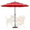 Aoodor Garden Market Umbrella - Outdoor Patio Umbrella Round