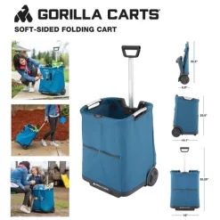 Gorilla Carts Collapsible Soft-Sided Folding Cart -Quality Garden Outdoor Store GUEST e3e2f876 6baf 425a 8bd5 de4432b3b0b6