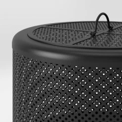 25" Metal Wood Burning Lantern Style Fire Pit - Black - Threshold™ -Quality Garden Outdoor Store GUEST e44359f9 4dd3 4a2a bd8f c799ab9e4694