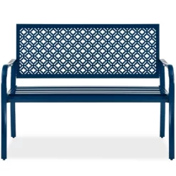 Best Choice Products Indoor Outdoor Steel Garden Bench W/ Geometric Backrest, Foot Levelers 19 Best Choice Products Indoor Outdoor Steel Garden Bench W/ Geometric Backrest, Foot Levelers -Quality Garden Outdoor Store GUEST e4b50d43 627b 4551 91f6 e9232ae639c5