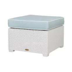 Magnolia Rattan Ottoman - Lagoon -Quality Garden Outdoor Store GUEST e50647a9 25e8 4f9b 9c42 11ba080f666e