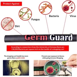 Dbest Products 01-816 Germ Gard Contactless Touch Free Personal Protection Equipment Grocery Shopping Cart Handle Cushion Cover (5 Pack) -Quality Garden Outdoor Store GUEST e5537c52 480f 4549 bfc7 87d5efea366f