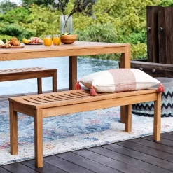 Chester Outdoor Teak Wood Backless Bench - Cambridge Casual -Quality Garden Outdoor Store GUEST e57d323f 5959 49ed 9f9a 87d83486cf9a