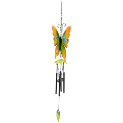 Northlight 15.75" Orange And Green Metal Butterfly Outdoor Garden Windchime -Quality Garden Outdoor Store GUEST e84dbfe0 814a 4f15 9c31 141b8c42a8f4