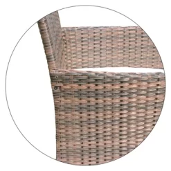 4pc Rattan Wicker Outdoor Lounge Chair With Cushions - Brown/Beige - GODEER 16 4pc Rattan Wicker Outdoor Lounge Chair With Cushions - Brown/Beige - GODEER -Quality Garden Outdoor Store GUEST e8af318c 56a0 4ee7 9402 a634ea0f96f9