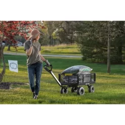 Gorilla Cart GCG-900 4 Cubic Feet 900 Pound Capacity Heavy Duty Durable Steel Utility Wagon Cart With 2 In 1 Towing Handle And Removable Sides, Gray 6 Gorilla Cart GCG-900 4 Cubic Feet 900 Pound Capacity Heavy Duty Durable Steel Utility Wagon Cart With 2 In 1 Towing Handle And Removable Sides, Gray -Quality Garden Outdoor Store GUEST e8bc4782 e847 4eed b665 55b82e884d5b