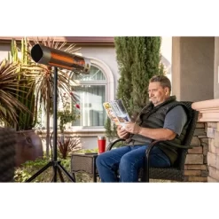 Kenmore Carbon Infrared 1500W Electric Patio Heater With Tripod & Remote Silver -Quality Garden Outdoor Store GUEST e8df4d94 2cc3 47e6 a0b0 8b1167fd107b