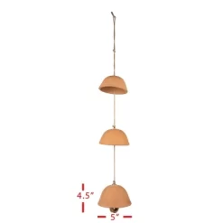 Tiered Natural 3 Bell Terracotta, Wood & Jute - Foreside Home & Garden 7 Tiered Natural 3 Bell Terracotta, Wood & Jute - Foreside Home & Garden -Quality Garden Outdoor Store GUEST e99090ac 6ca3 40f6 896e dddc747ce763