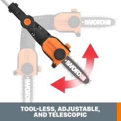 Worx WG349.9 20V Power Share 8" Pole Saw With Auto-Tension (Tool Only) -Quality Garden Outdoor Store GUEST e9bd53be 8dbe 4943 9d98 7cfc25ab2ced