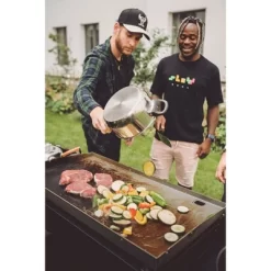 Razor Griddle 37 Inch Outdoor Steel 4 Burner Propane Gas Grill Griddle With Wheels And Top Cover Lid Folding Shelves For Home BBQ Cooking, Black -Quality Garden Outdoor Store GUEST eb5d4eca f786 46e8 8cbd a54276a7a20e