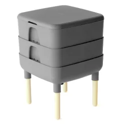 FCMP Outdoor The Essential Living Worm Composter 6 Gallon Resin Composting Bin System Indoor Modern Compost Storage W/2 Trays For Garden & Home -Quality Garden Outdoor Store GUEST ec033399 7390 4bc3 bdfb b25f51868082