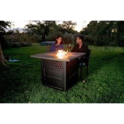 Endless Summer The Harris 38" Square LP Gas Outdoor Fire Pit With Faux Wood Mantel Brown 6 Endless Summer The Harris 38" Square LP Gas Outdoor Fire Pit With Faux Wood Mantel Brown -Quality Garden Outdoor Store GUEST ecaab359 8cd3 4e1b 9ff4 d3bd3b7fcdd6