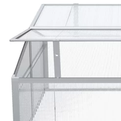 Outsunny 39" Aluminum Vented Cold Frame Mini Greenhouse Kit With Adjustable Roof, Polycarbonate Panels, & Strong Design -Quality Garden Outdoor Store GUEST ecab8591 c468 464c a4b1 1a1d1285b3c0