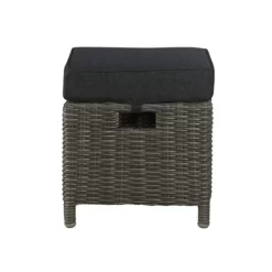 Asti Wicker Outdoor 15" Square Ottomans With Cushions - Gray - Alaterre Furniture 6 Asti Wicker Outdoor 15" Square Ottomans With Cushions - Gray - Alaterre Furniture -Quality Garden Outdoor Store GUEST ecd1c9f1 3746 4eff 8ef7 7a1c340e9124