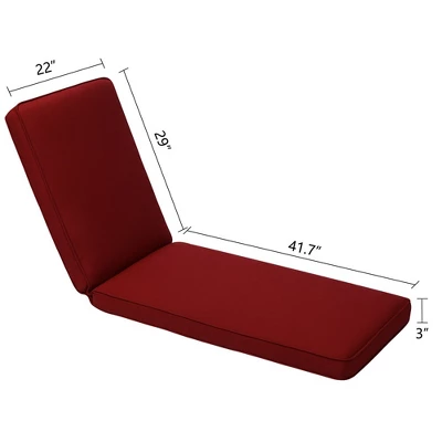 Aoodor Chaise Lounge Cushion 70.7''L X 22''W X 3.5"H - Set Of 2 2 Aoodor Chaise Lounge Cushion 70.7''L X 22''W X 3.5"H - Set Of 2 - Image 2