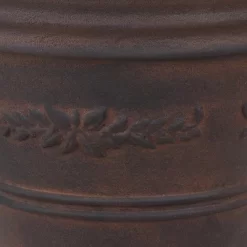 Sunnydaze Decor Sunnydaze Indoor/Outdoor Patio, Garden, Or Porch Weather-Resistant Double-Walled Laurel Flower Pot Planter - 13" - Rust Finish -Quality Garden Outdoor Store GUEST edfb28ff f7fc 46bb 9739 dbe8db10056f