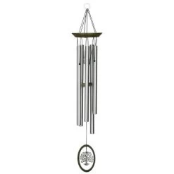 Woodstock Wind Chimes Signature Collection, Wind Fantasy Chime, 24'' Silver Wind Chime -Quality Garden Outdoor Store GUEST ee31d3a8 c510 4708 8c39 ae39bf92b59f