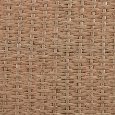 Juniper 4pc Outdoor Wicker Conversation Set - Cream/Natural -Crosley 4 Juniper 4pc Outdoor Wicker Conversation Set - Cream/Natural -Crosley - Image 4