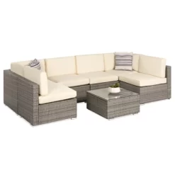 Best Choice Products 7-Piece Modular Outdoor Conversational Furniture Set, Wicker Sectional Sofas W/ Cover -Quality Garden Outdoor Store GUEST ef1ec2f9 3b54 4fca b8d4 63f66e3f7dc2
