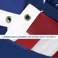 Costway 3'x5' FT Sewn Stripes Embroidered Stars Brass Grommets USA US U.S. American Flag -Quality Garden Outdoor Store GUEST ef411c85 4c71 469e a991 2ae5da0f0b50
